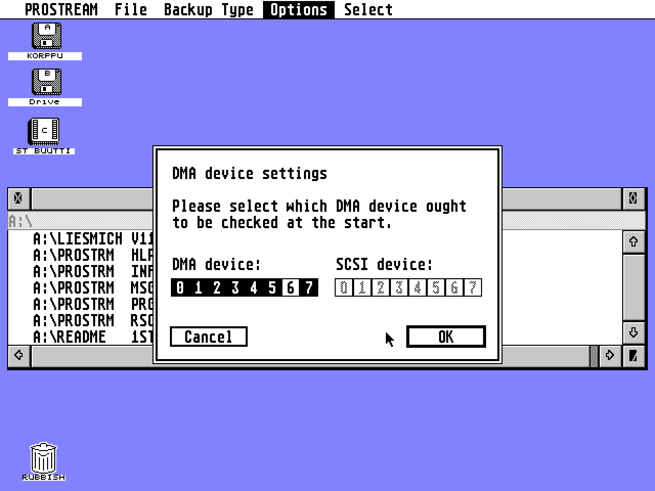 ProStream atari screenshot