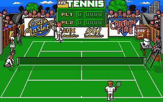 Pro Tennis Simulator atari screenshot