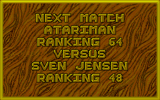 Pro Tennis Tour atari screenshot