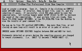 ProShow Plus atari screenshot