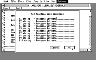 Prospero C atari screenshot