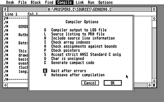 Prospero C atari screenshot