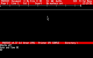 ProText atari screenshot