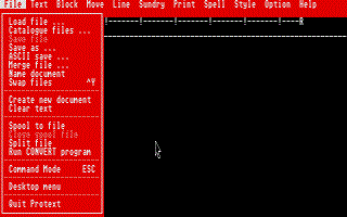 ProText atari screenshot