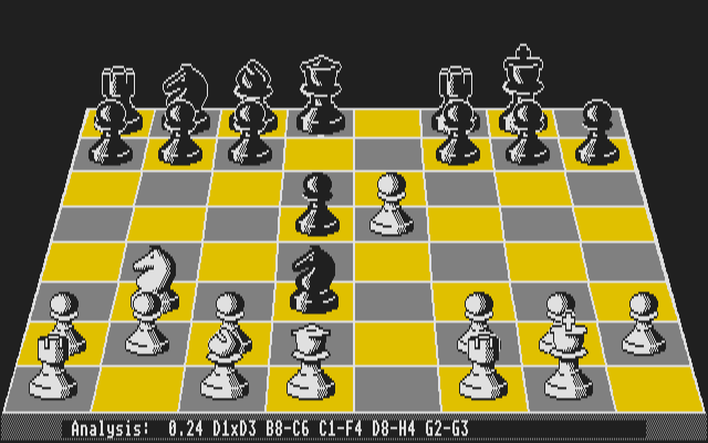 Psion Chess atari screenshot