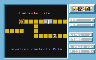 Pukadu atari screenshot
