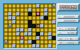 Pukadu atari screenshot