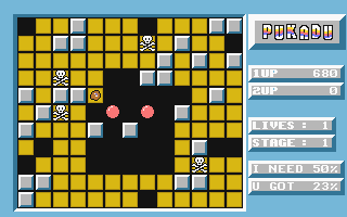 Pukadu atari screenshot