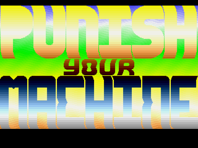 Punish Your Machine atari screenshot