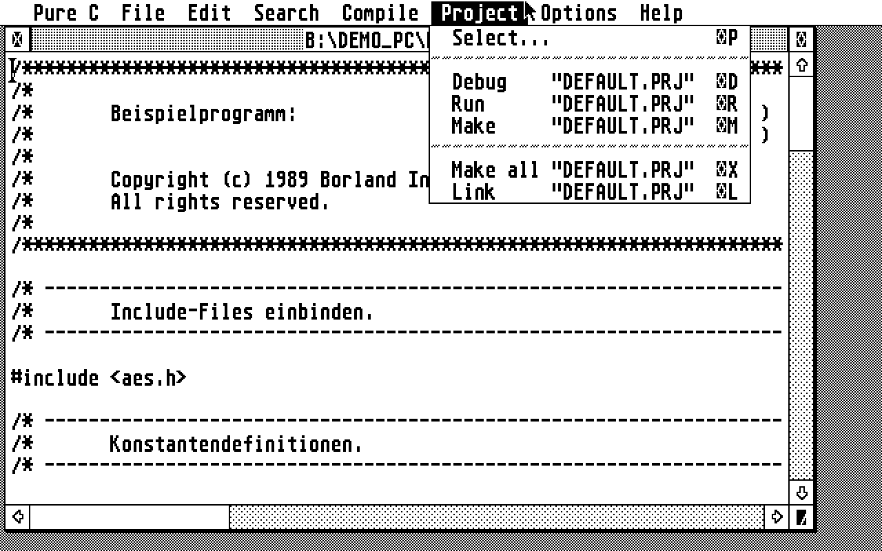 Pure C atari screenshot
