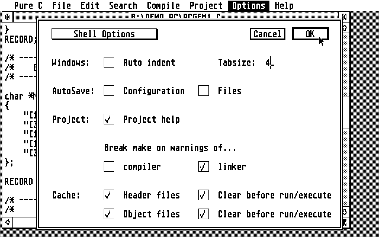Pure C atari screenshot