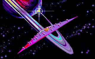 Purple Saturn Day atari screenshot