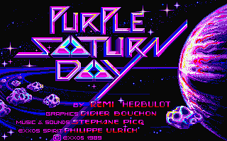 Purple Saturn Day atari screenshot