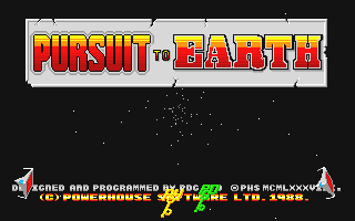 Pursuit to Earth (The) atari screenshot