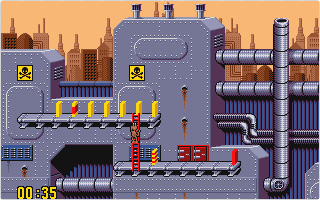 Pushover atari screenshot