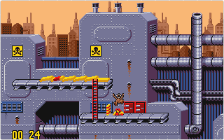 Pushover atari screenshot
