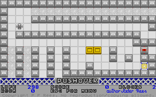 Pushover atari screenshot