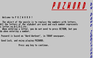 Puzword — screenshot 1