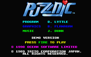 Puzznic atari screenshot