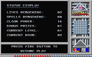Pyramax atari screenshot