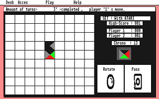 Pyramino atari screenshot