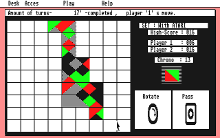 Pyramino atari screenshot