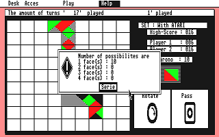 Pyramino atari screenshot
