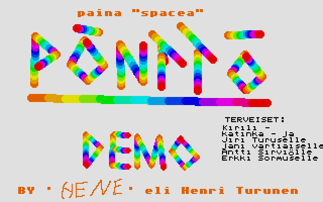 Pönttö Demo — screenshot 1