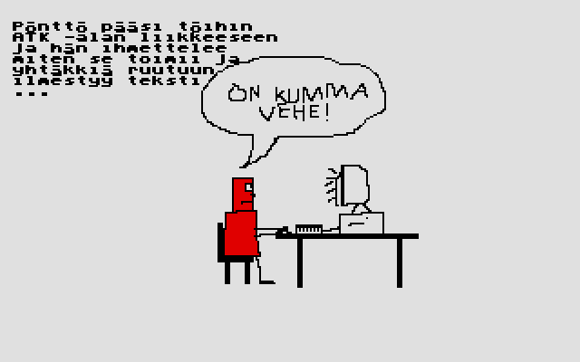 Pönttö Demo atari screenshot