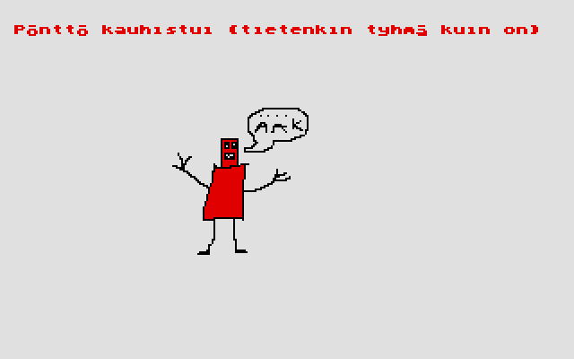 Pönttö Demo atari screenshot