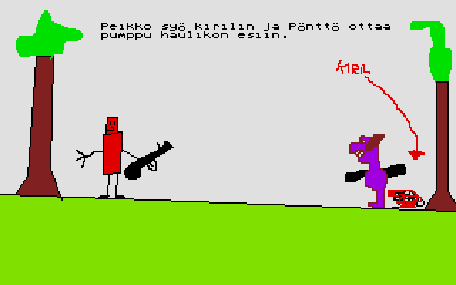 Pönttö Demo II atari screenshot
