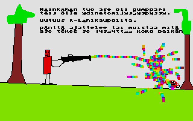 Pönttö Demo II atari screenshot