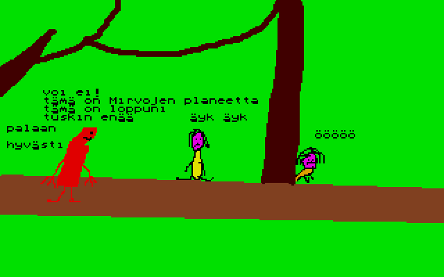 Pönttö Demo II atari screenshot