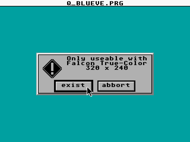 Q-Blue atari screenshot