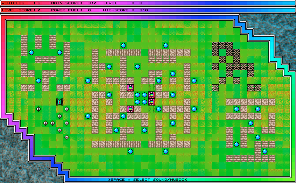 Q-Blue [Falcon030] atari screenshot