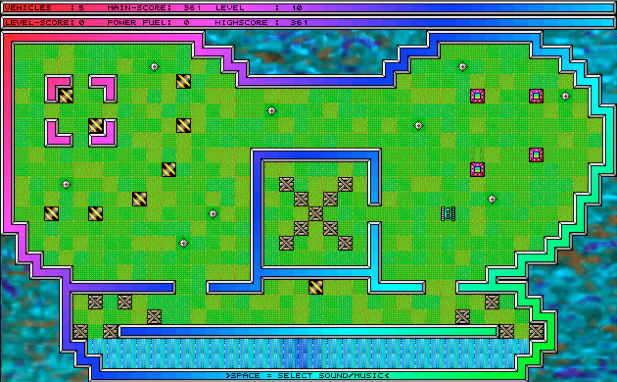 Q-Blue [Falcon030] atari screenshot