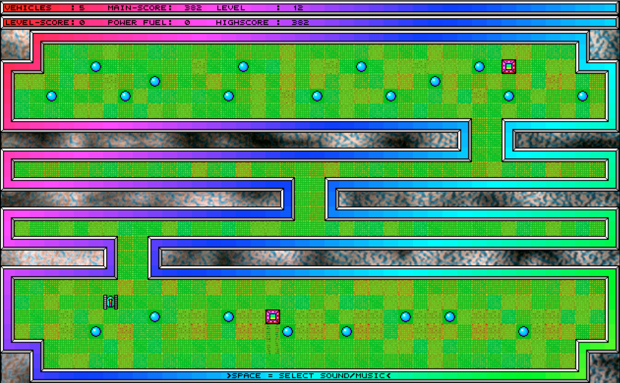 Q-Blue [Falcon030] atari screenshot
