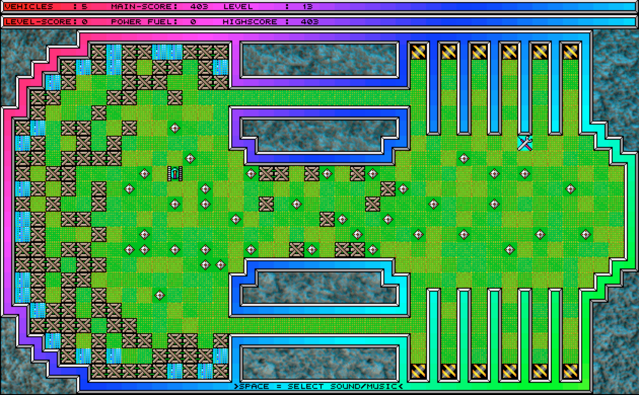 Q-Blue [Falcon030] atari screenshot