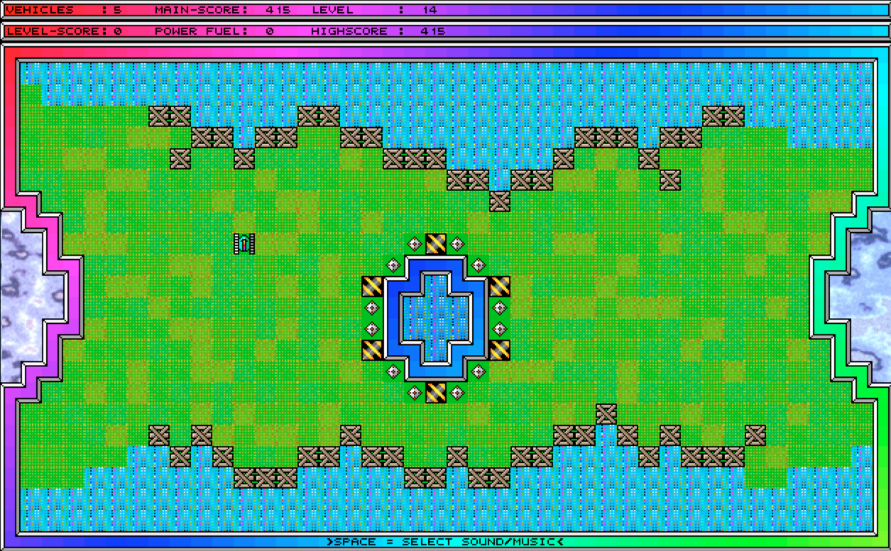 Q-Blue [Falcon030] atari screenshot