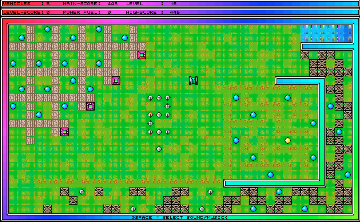 Q-Blue [Falcon030] atari screenshot