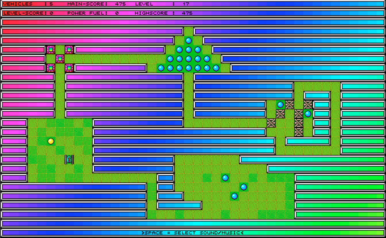 Q-Blue [Falcon030] atari screenshot