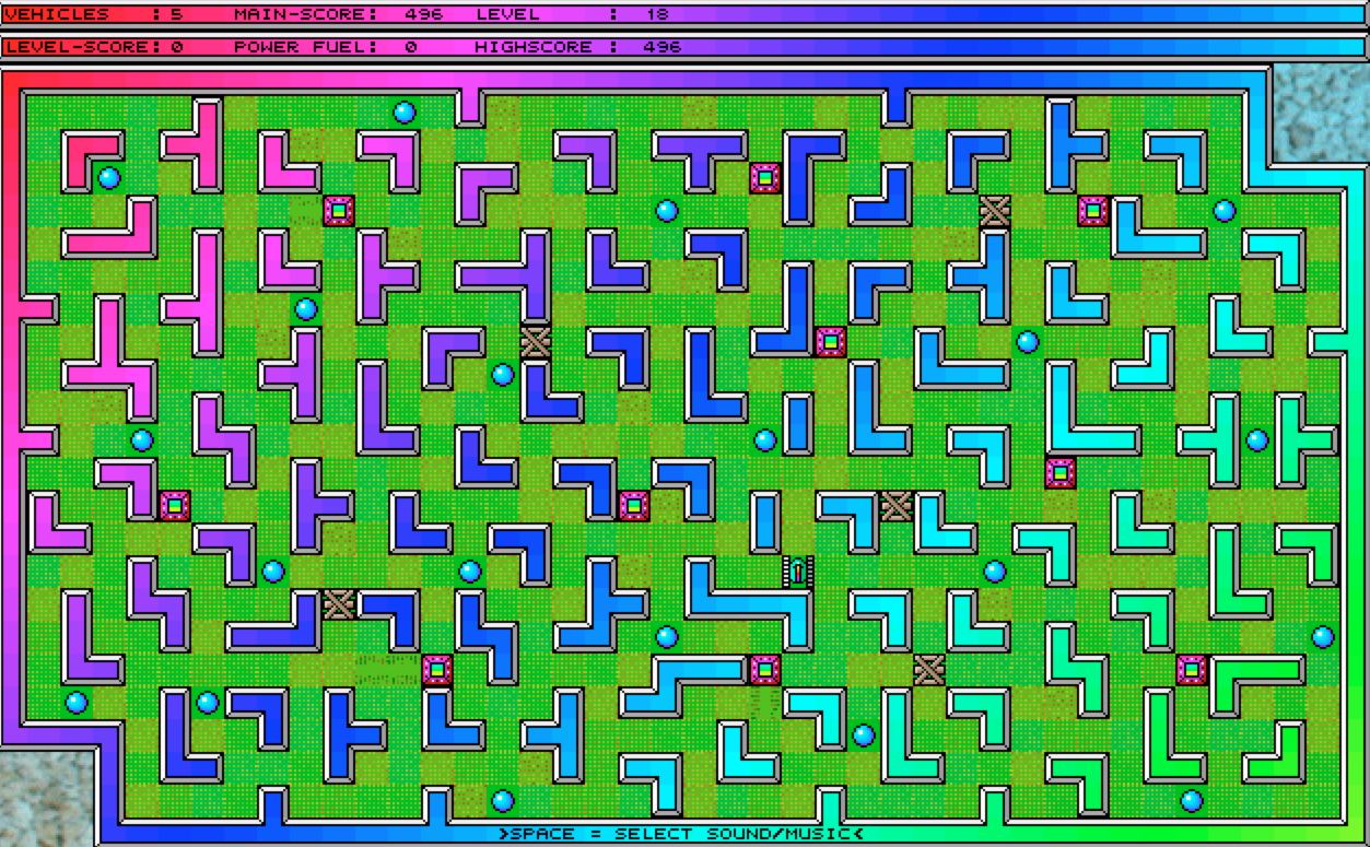 Q-Blue [Falcon030] atari screenshot