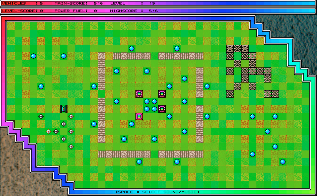 Q-Blue [Falcon030] atari screenshot