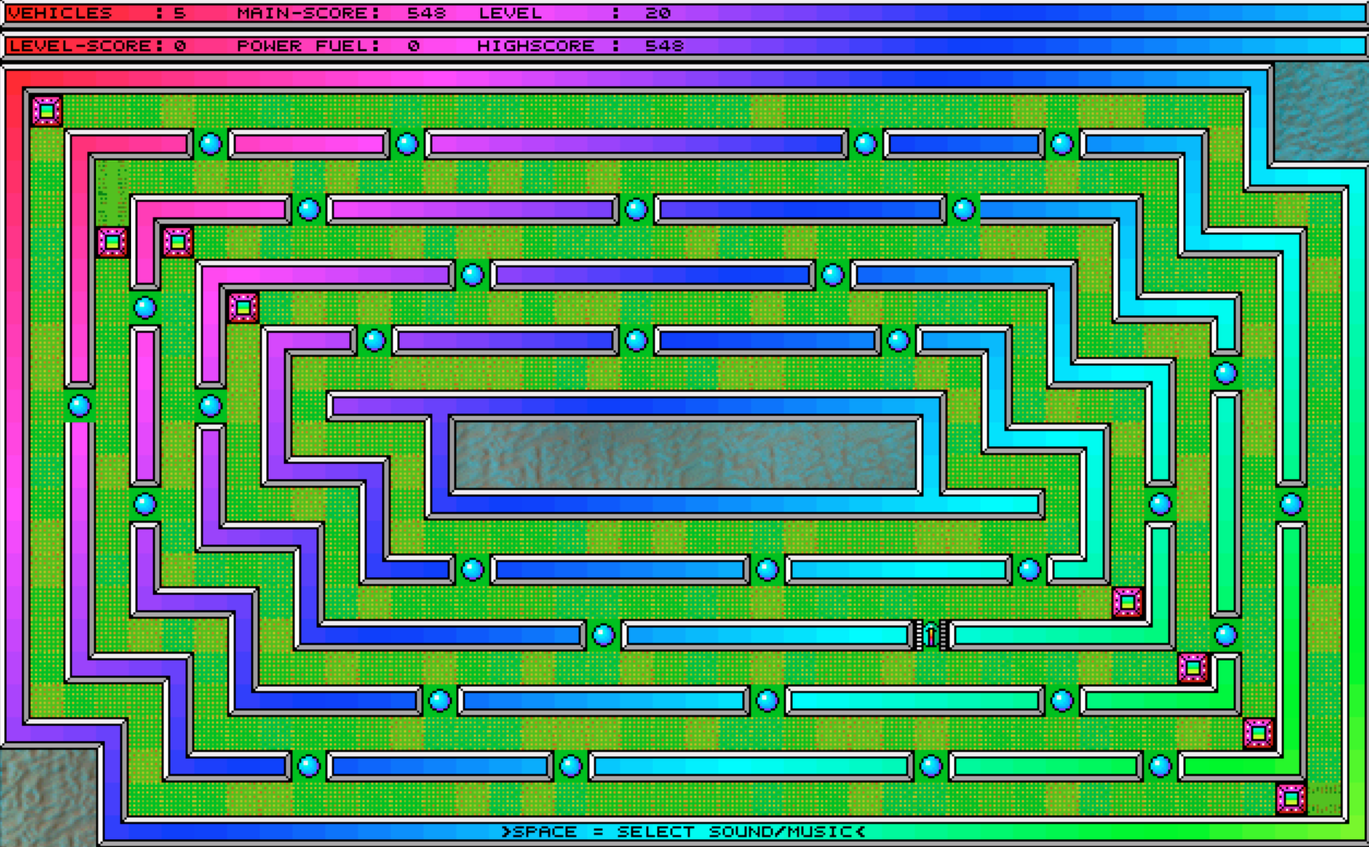 Q-Blue [Falcon030] atari screenshot