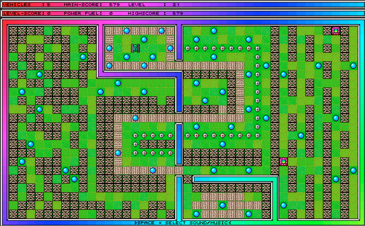 Q-Blue [Falcon030] atari screenshot