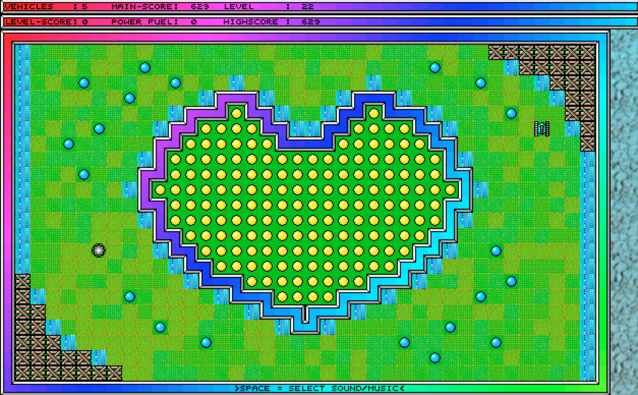 Q-Blue [Falcon030] atari screenshot