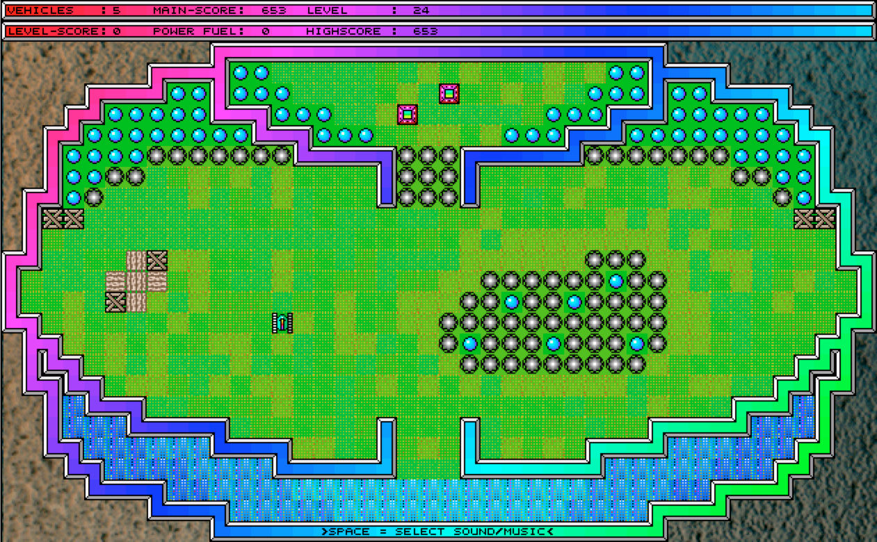 Q-Blue [Falcon030] atari screenshot