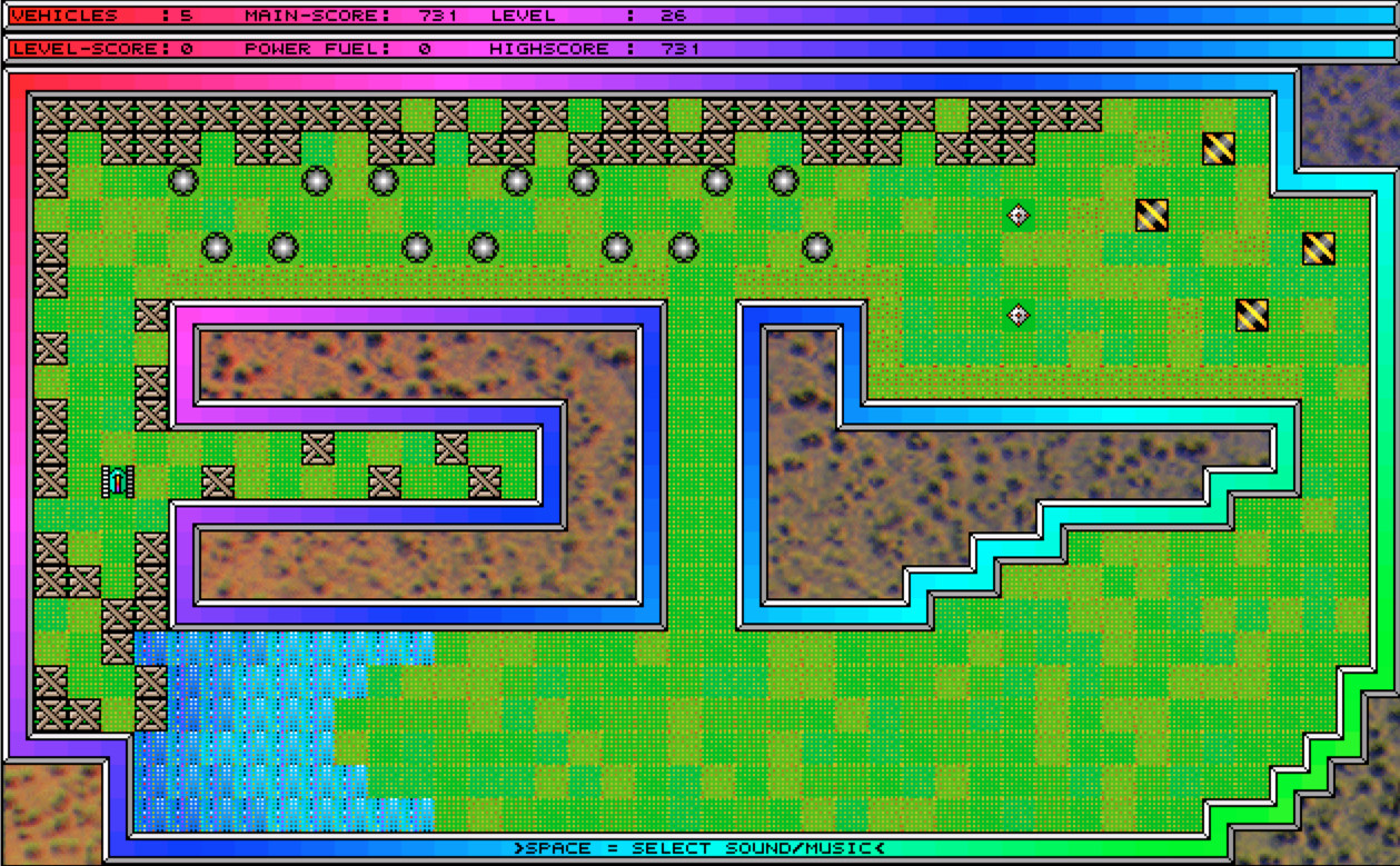 Q-Blue [Falcon030] atari screenshot