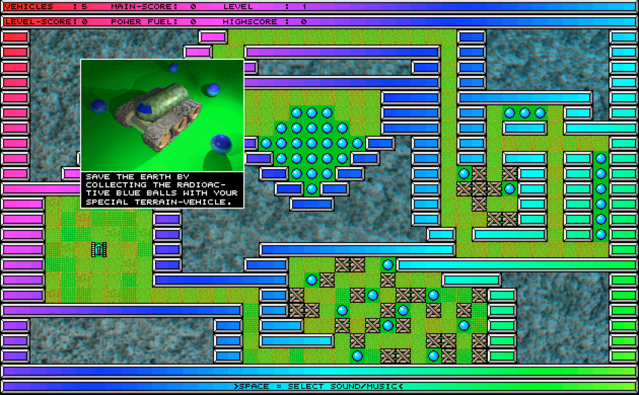Q-Blue [Falcon030] atari screenshot