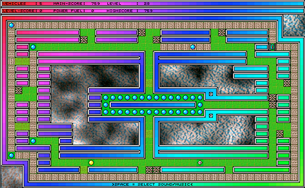 Q-Blue [Falcon030] atari screenshot